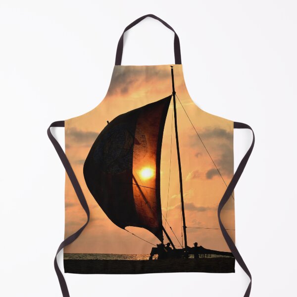 Item preview, Nautical Silhouette under a Blazing Sky designed and sold by franck380.