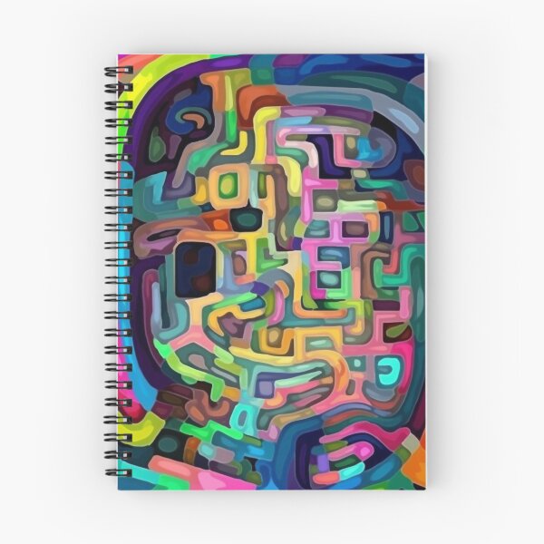Item preview, The Neon Maze designed and sold by artfullyprompt.