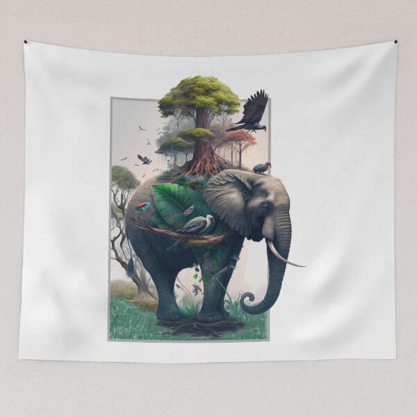 Item preview, Save elephants in order to save earth designed and sold by Mohamedeinoo.