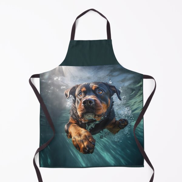 Item preview, Rottweiler nadando bajo el agua #3 de la serie designed and sold by ebrawne.