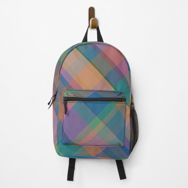 Item preview, Colorful Diagonal Plaid designed and sold by Sharon Schwalbe.