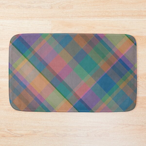 Item preview, Colorful Diagonal Plaid designed and sold by Sharon Schwalbe.