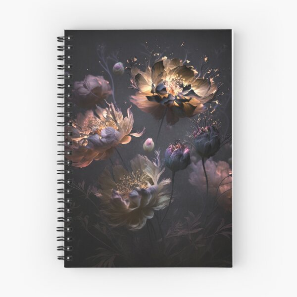 Item preview, Glowing Flower Illustration designed and sold by MadeByAIStudio.