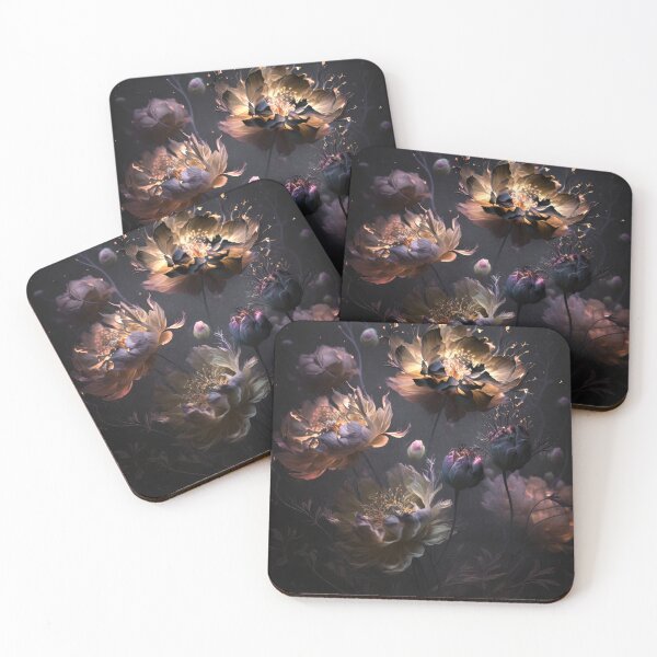 Item preview, Glowing Flower Illustration designed and sold by MadeByAIStudio.