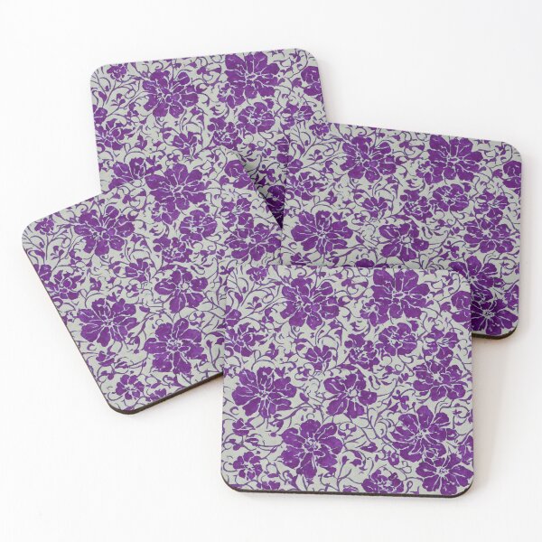 Item preview, Purple Floral designed and sold by CraftyDownloads.