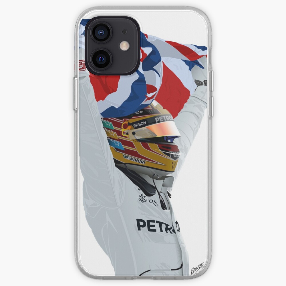 Coque iPhone « Lewis Hamilton titre mondial », par rlart Redbubble