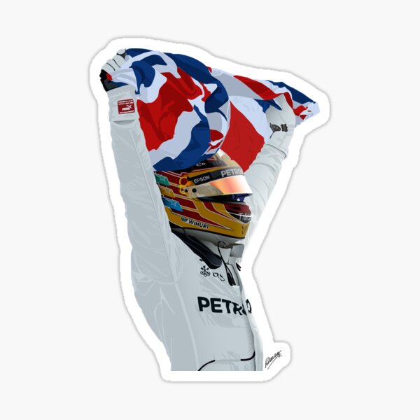 Vista previa del artículo con la obra «Título mundial de Lewis Hamilton», diseñado y vendido por rlart.