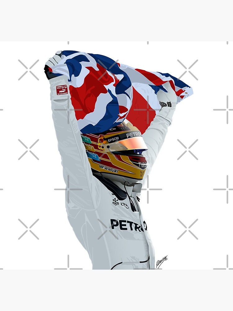 "Lewis Hamilton World Title" Poster by rlart | Redbubble
