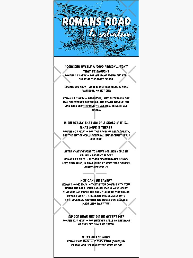 Romans Road Plan of Salvation romans-road-plan-of-salvation-art-print-for-sale-by-robertsartco-redbubble