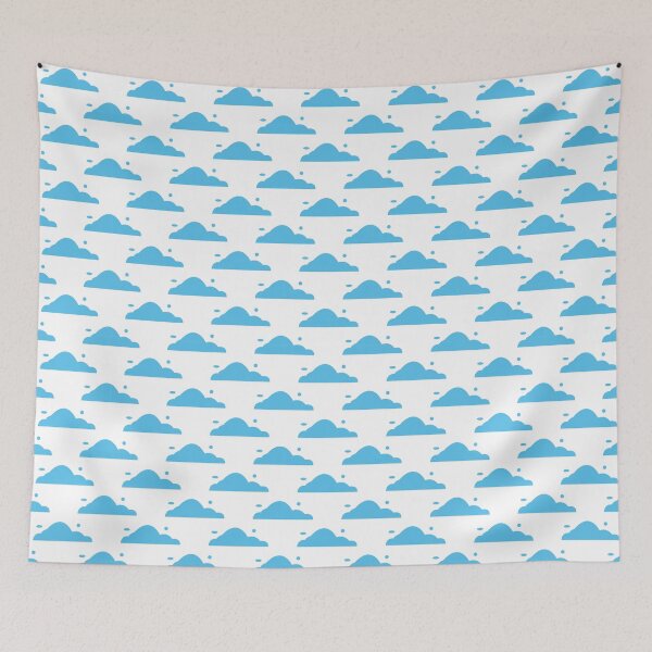 Item preview, Little light blue cloud pattern  designed and sold by Pattrenonly.