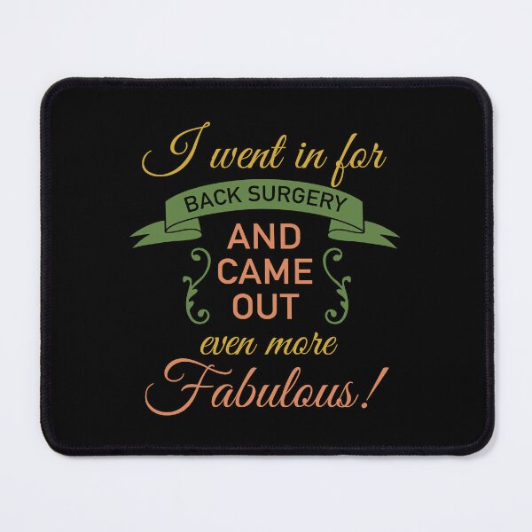 Item preview, Back Surgery Fabulous Recovery (Green) designed and sold by thepixelgarden.