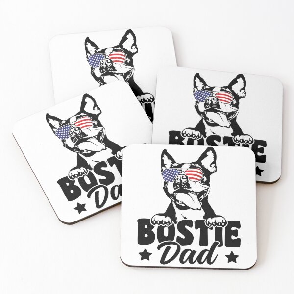 Item preview, Bostie Dad Patriotic Boston Terrier Dog Lover 4th Of July designed and sold by MintedFresh.