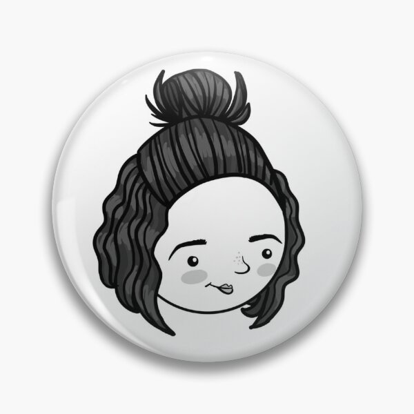 Item preview, Messy Top Knot Girl designed and sold by LivingstonLine.