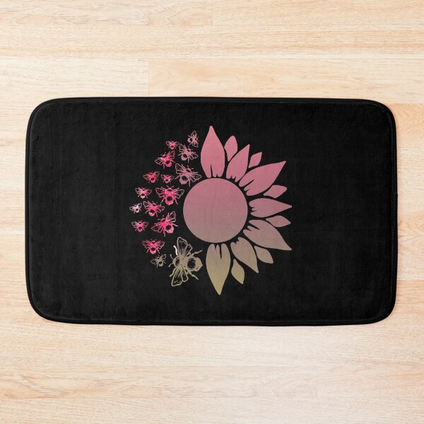 Item preview, Colorful wild flowers pattern with glitter  bee and butterfly  designed and sold by Souushop.