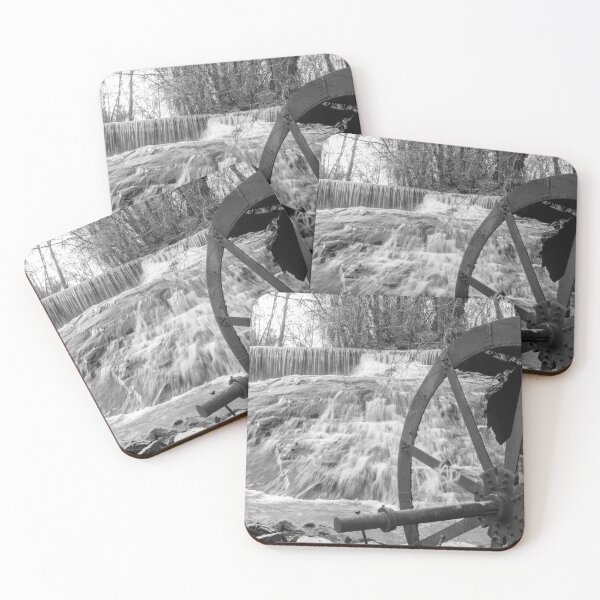 Item preview, Waterfall on the Ivy Creek Greenway with Ruins designed and sold by Craig Kauzmann.