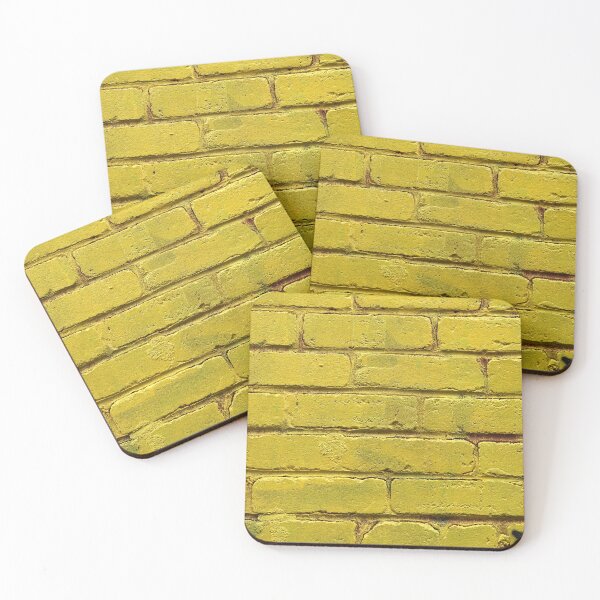 Item preview, Mat brick wall paint in pastel yellow designed and sold by isabel poulin.