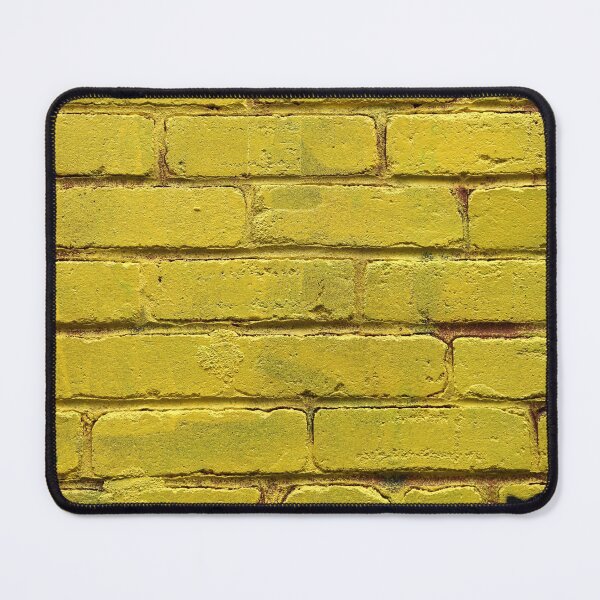 Item preview, Mat brick wall paint in pastel yellow designed and sold by isabel poulin.