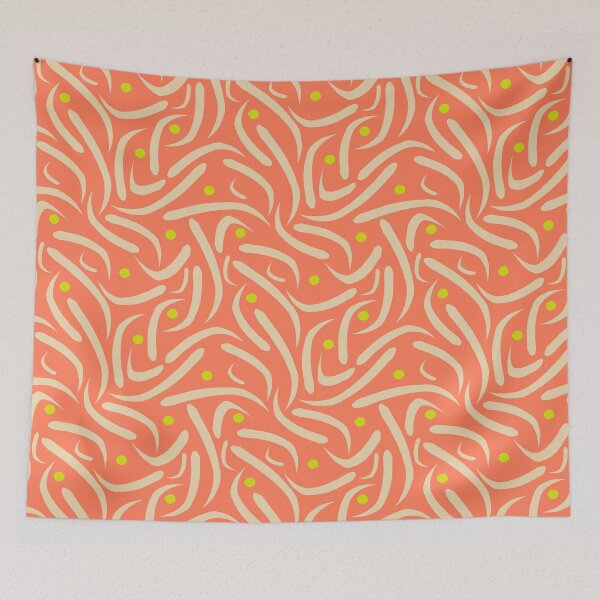 Item preview, Coral Yellow Fridi print designed and sold by Ariadne Kritonos.