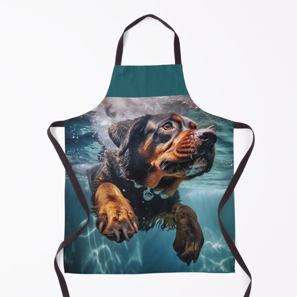 Item preview, Rottweiler nadando bajo el agua #4 de la serie designed and sold by ebrawne.