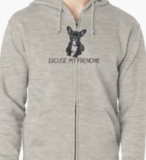 Excuse My Frenchie Zipped Hoodie