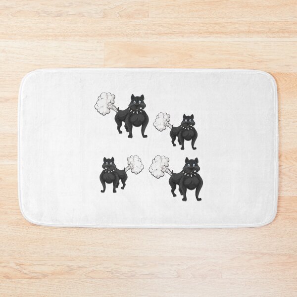 Item preview, Black funny cute dog fart design designed and sold by AnsykD.