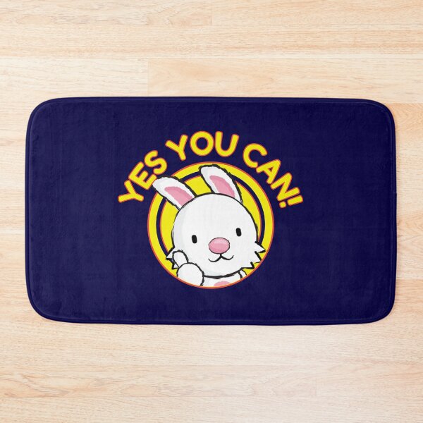 Item preview, Yes You Can Cute Motivational Thumbs Up Bunny Logo designed and sold by CRHPOD20.