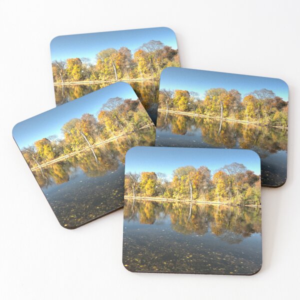Item preview, Fall trees along the river designed and sold by WCHGraphics.