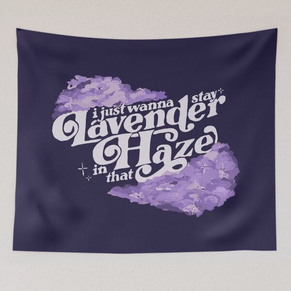 Item preview, Lavender Haze Lyric Cloud designed and sold by wingdingsforall.