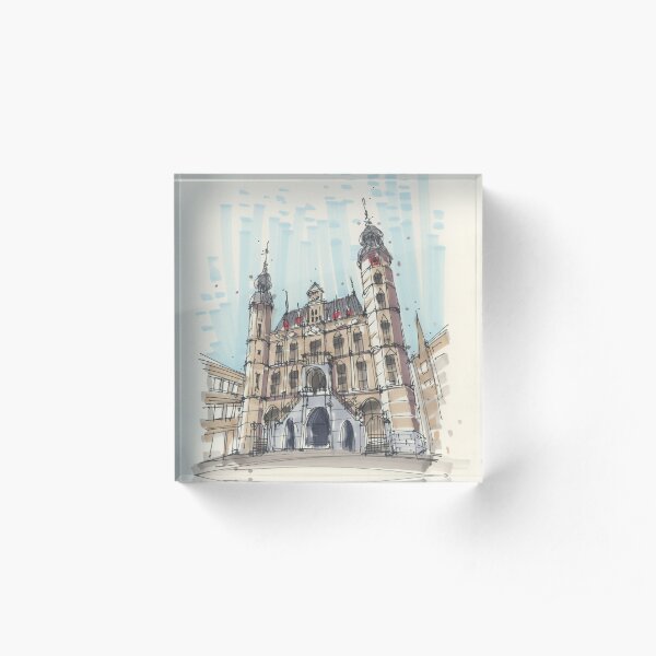 Venlo Old City Hall Acrylic Block