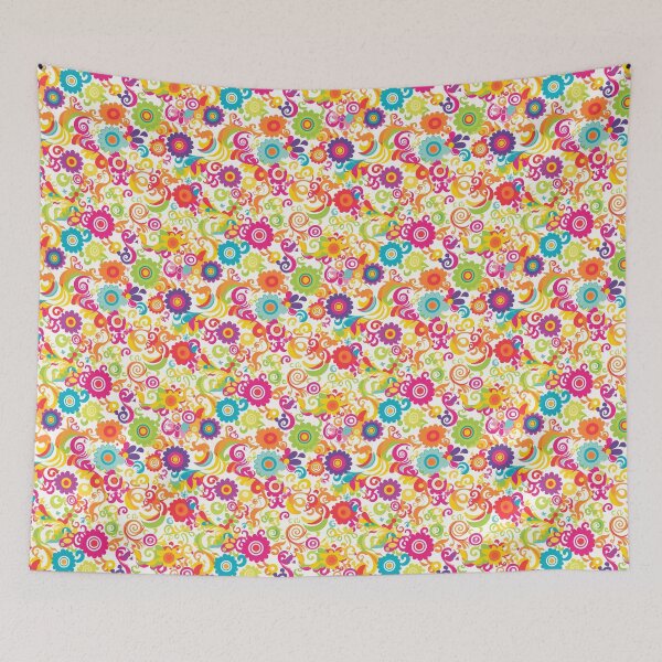 Item preview, Colorful Swirling Floral Pattern designed and sold by Expressive Vision.