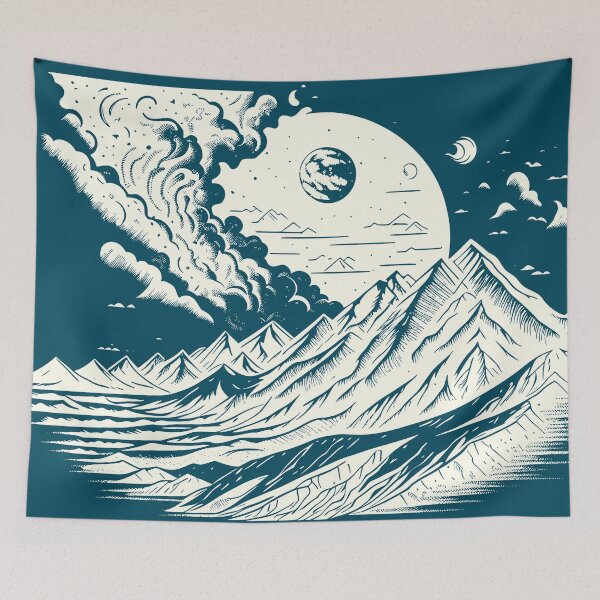 Item preview, Monocolor landscape designed and sold by Javier Narváez Solarte.