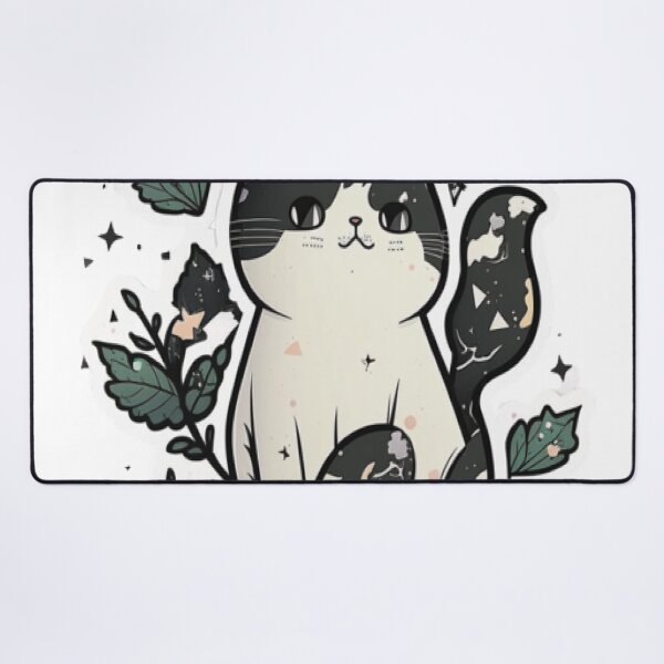 Item preview, cute sticker black cat holding designed and sold by BEAUTIFULCHAR.