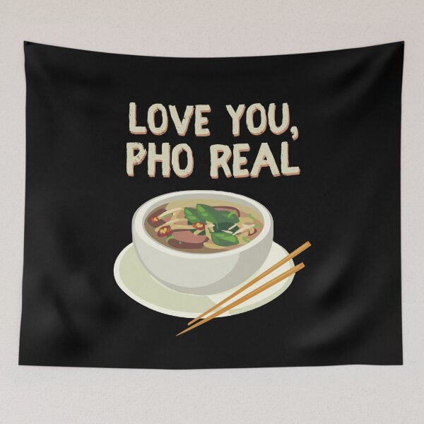 Item preview, Love You Pho Real Chopsticks Valentine's Day  designed and sold by BUBLTEES.
