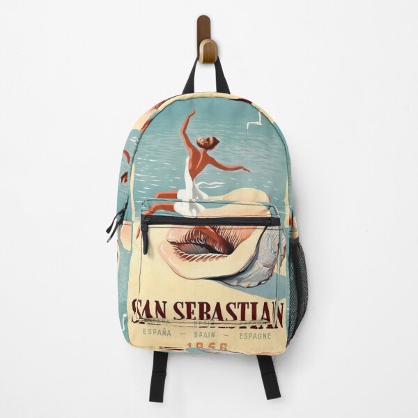 Item preview, Vintage San Sebastian Spain Travel Poster designed and sold by joseakurts.