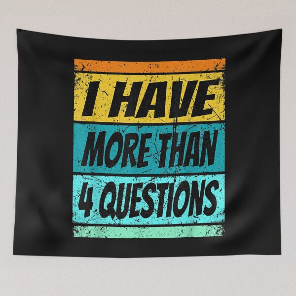 Item preview, I Have More Than Four Questions Shirt Passover Kids Shirt T-Shirt designed and sold by Beroti-Vanda.