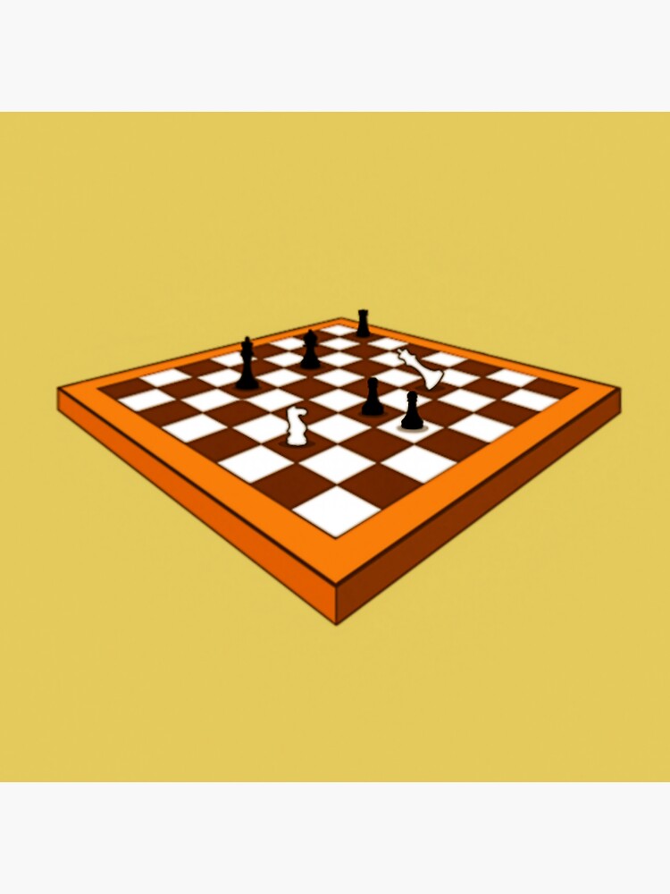 4 Player Vinyl Chess Board - 1.56 Squares