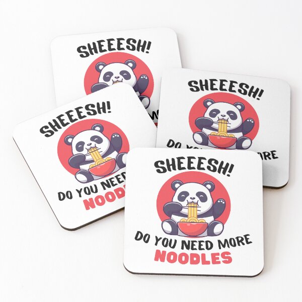 Item preview, Sheeesh! Do You Need More Noodles Panda Eating Noodles designed and sold by NaurinDin.