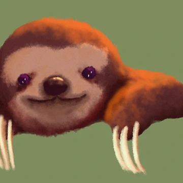 Artwork thumbnail, Sloth Being Cute by JavaDraws