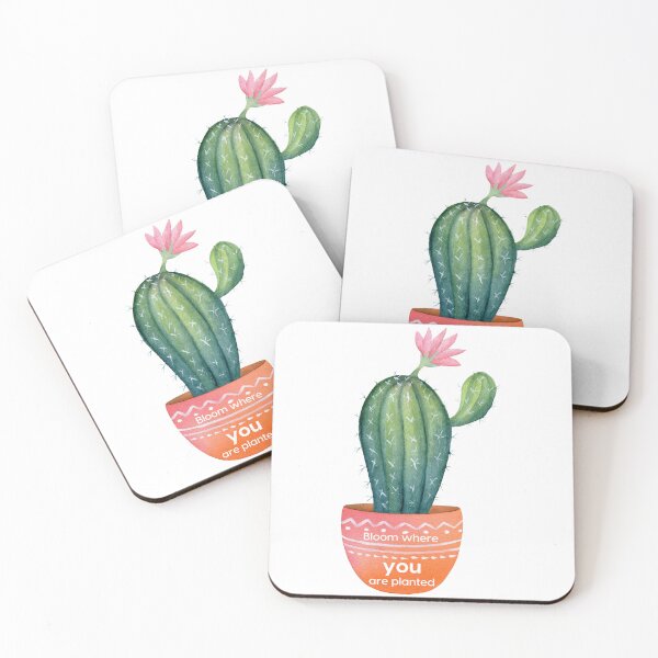 Item preview, Bloom and Grow: Cacti and the Power of Resilience designed and sold by Inspirely.