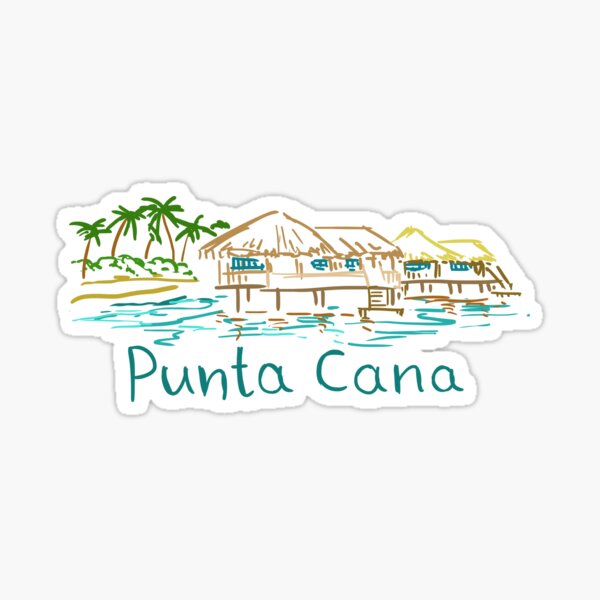 Punta Cana Panorama Sticker