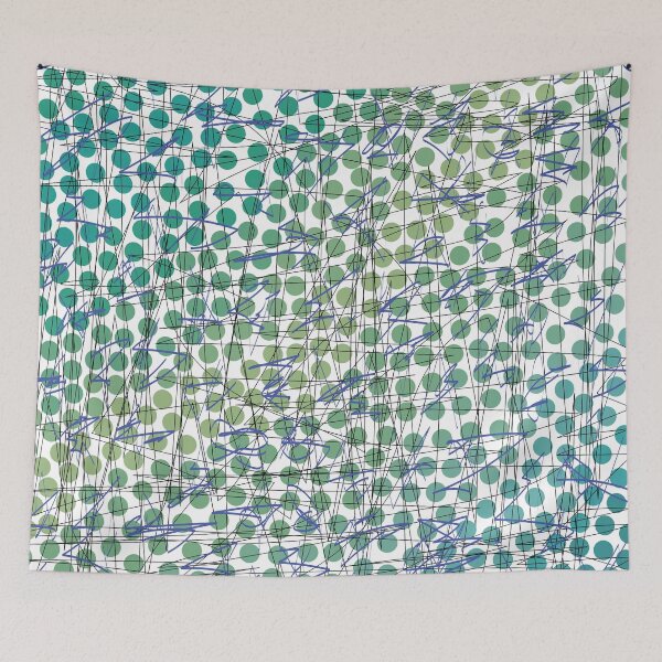 Item preview, ocean scribble - blue designed and sold by tangerinedusk.