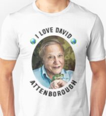 I Love David Attenborough Unisex T-Shirt