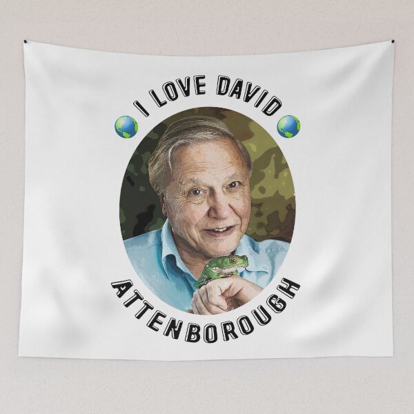 Item preview, I Love David Attenborough designed and sold by Hoorahville.