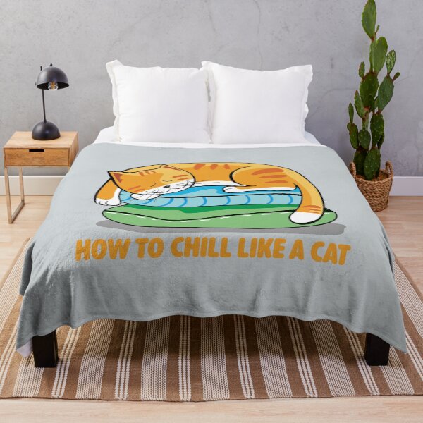 Item preview, How to Chill Like a Cat designed and sold by Verdasija.