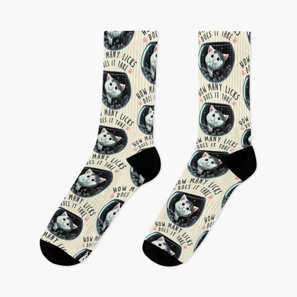Item preview, Cute Cat How Many Licks Does it Take designed and sold by Marwan89.