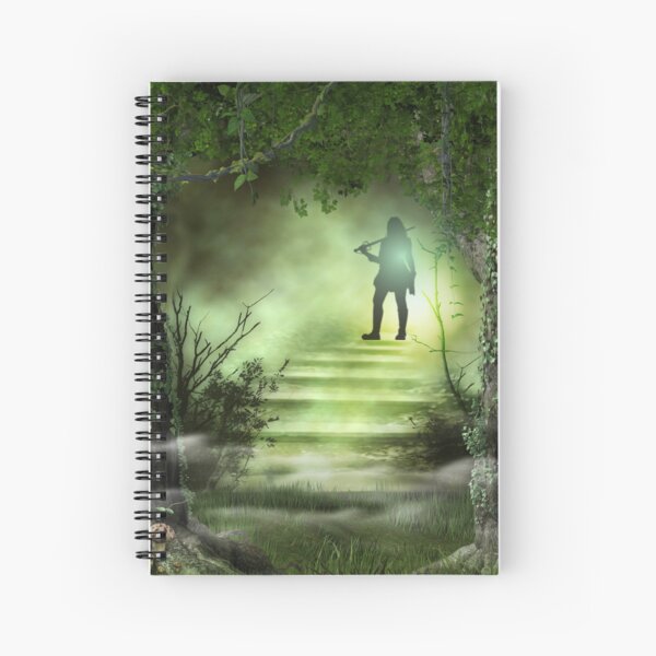 Forest Warrior Spiral Notebook