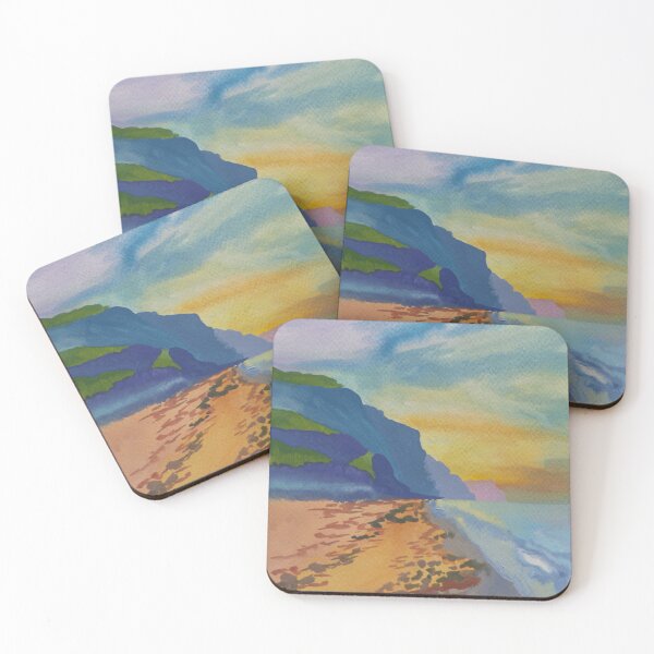 Item preview, Misty beach mornings designed and sold by HelenWarnerART.