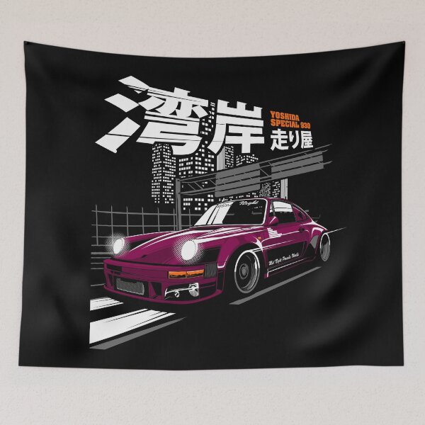 Item preview, Yoshida Specials 930 Porsche Blackbird Midnight Racing designed and sold by halleinstyle.