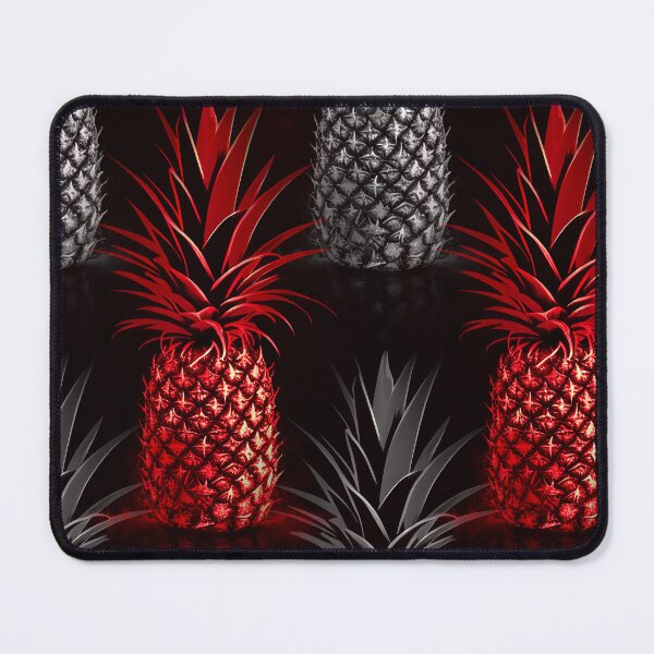 Item preview, Red and White Pineapples designed and sold by atangerprints.