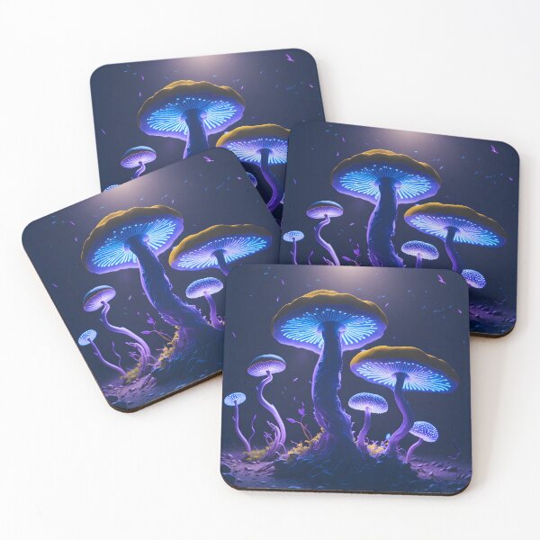 Item preview, Magic Mushroom Illumination - Mushrooms designed and sold by internlvisions.